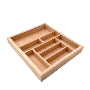 جا قاشق چنگالی چوبی رگلاژی راش خارجی تانسو - TANSU